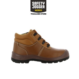  รับประกัน 3 เดือนSafety Jogger รุ่น BESTZIP รองเท้าเซฟตี้หุ้มข้อหัวเหล็ก แผ่นเหล็กกันทะลุ หนังแท้และกันน้ำ สีน้ำตาล img 0