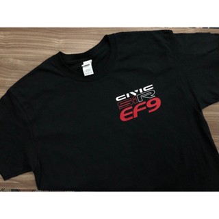 【Plus Size】เสื้อยืดผ้าฝ้าย 100% พิมพ์ลายรถยนต์ Civic EF9 SiR 2022 (Type 1) GS