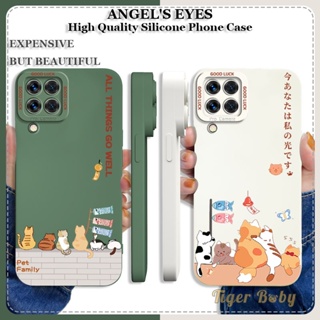 เคส SAMSUNG S21 PLUS S8 PLUS S9 PLUS S10 PLUS S20 PLUS สำหรับโทรศัพท์ ซิลิโคนอ่อนนุ่มเคสแมวการ์ตูนคลุมทั้งหมดเคสกันกระแทก