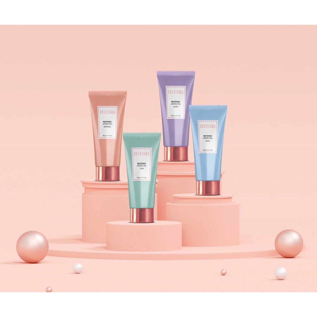 Sherisma โลชั่นน้ำหอม กลิ่นหอมตลอดวัน ผิวนุ่มชุ่มชื่น น่าสัมผัส