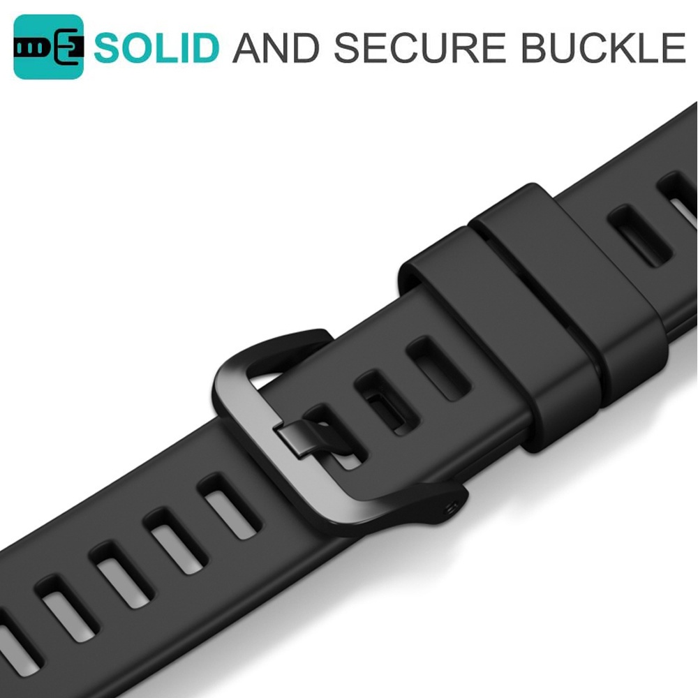 สายนาฬิกาซิลิโคน Huawei Band 6 สายนาฬิกาซิลิโคนทดแทนกันน้ำและทนทาน Honor Band 6