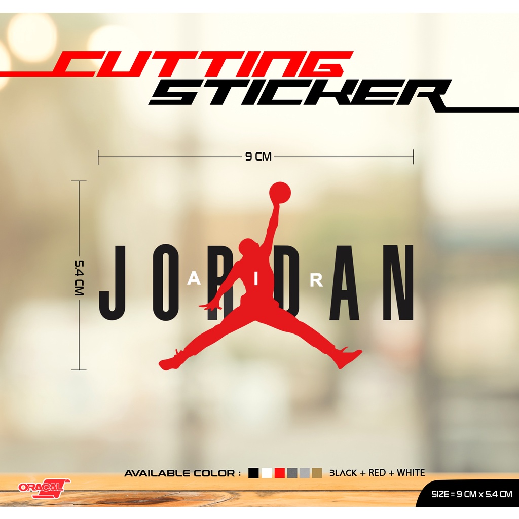 สติ๊กเกอร์ตัด โลโก้ AIR JORDAN | สติ๊กเกอร์ตัดโลโก้ AIR JORDAN | รวม 3 สี