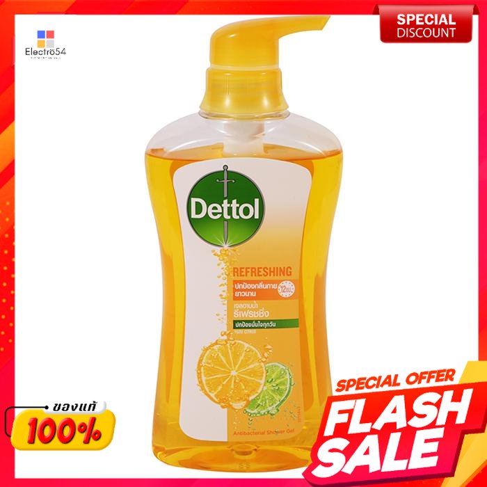 เดทตอล เจลอาบน้ำ สูตรแอนตี้แบคทีเรีย โปรเฟรช 500 มล.Dettol Shower Gel Antibacterial Formula Pro Fresh 500 ml.