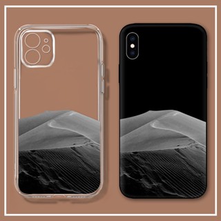 desert เคสไอโฟน iPhone 11 pro max X Xr Xs Max เคส iPhone 14 plus case 12 13 14 pro max iPhone 7 8 plus โปร่งใส cover