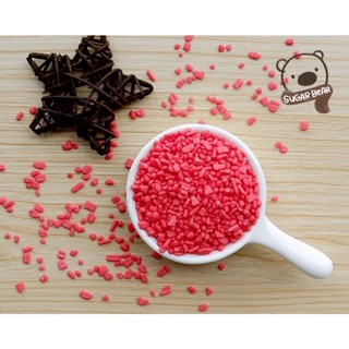 [🚚พร้อมส่ง] Red Flake🍷 ~ น้ำตาลตกแต่งเค้ก คัพเค้ก ~ น้ำตาลเบส ~ D30