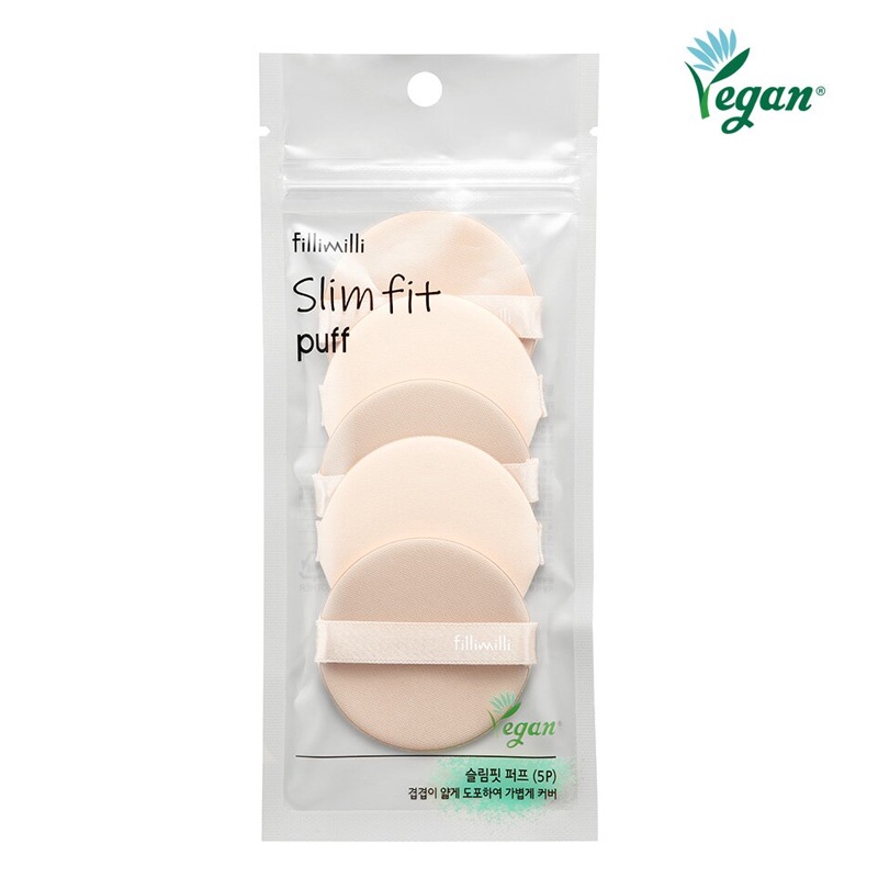Fillimilli Slim Fit Puff (5P) korean k beauty makeup skin care face tool