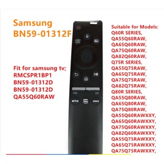 Bn59-01312f รีโมตคอนโทรล สําหรับ SAMSUNG LCD LED SMART TV one พร้อมเสียง BN5901312F RMCSPR1BP1 BN59-01312D BN59-01312D QA55Q60RAW