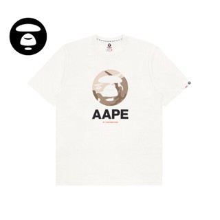 ใหม่ [ขายร้อน] คุณภาพสูงเดิมชุดว่ายน้ำ Aape ลายพราง Ape Yan รูปแบบจดหมายพิมพ์แขนสั้นเสื้อยืดแฟชั่น Casual Simple