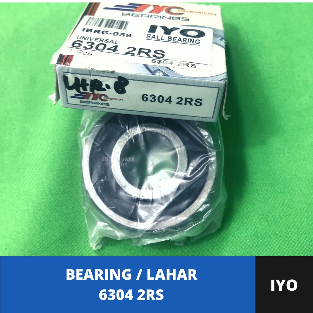 YO แบริ่งล้อแบริ่ง Lahar Laker 6304 2RS 6304-2RS 63042RS
