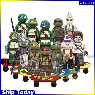 ของเล่น บล็อกตัวต่อเลโก้ Arthur Ninja Turtles สําหรับเด็ก