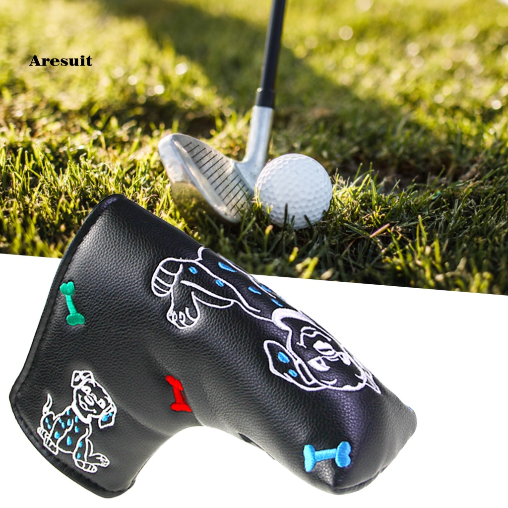 [Aresuit] Golf Parts Golf Putter Cover for Outdoor Golf Mallet Putter Head Cover Full Cover