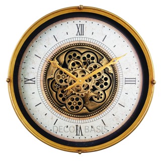 DECORATIVE GEAR WALL CLOCK นาฬิกาตกแต่งบ้าน นาฬิกาแขวน นาฬิกาฟันเฟืองหมุน นาฬิกาฟันเฟือง GEAR wall clock