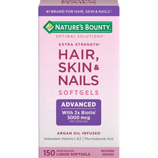 [ของแท้ 100%] NATURES BOUNTY HAIR SKIN &amp; NAILS EXTRA STRENGTH 150 SOFTGELS