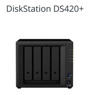 Synology DiskStation DS420+ 4-Bay NAS CPU Intel Celeron J4025 RAM DDR4 2GB(รับประกัน3ปี)