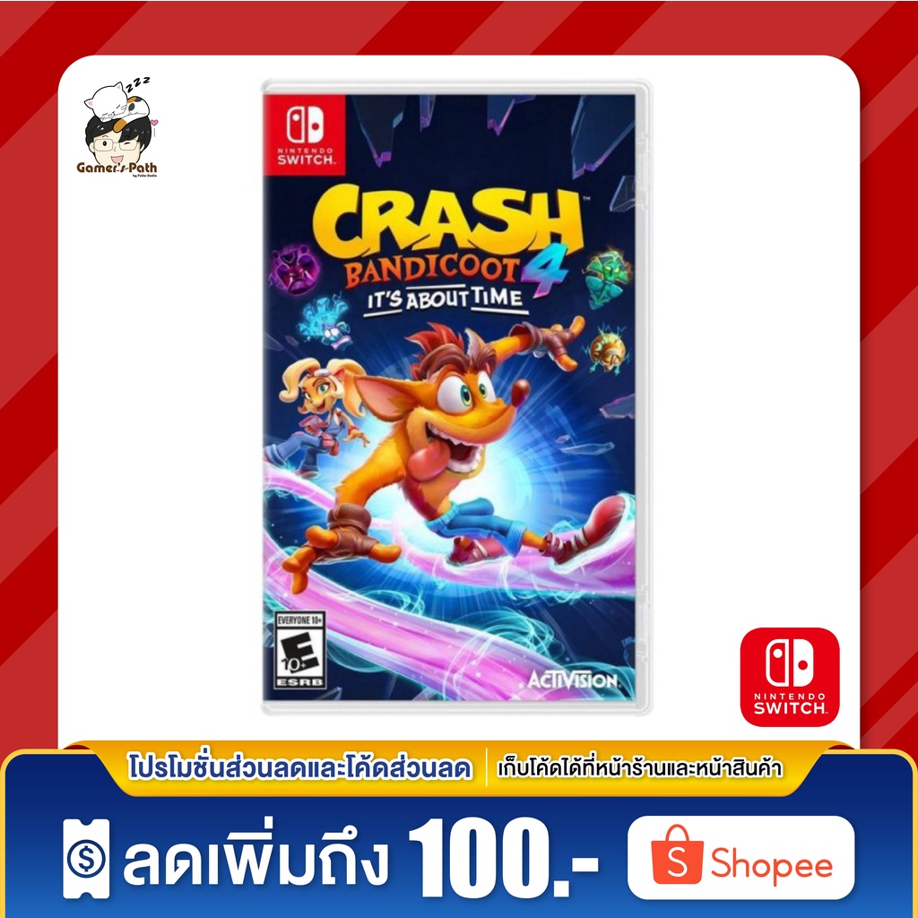 Nintendo Switch: Crash Bandicoot 4 It's About Time ของแท้ 100% [มือ 1]