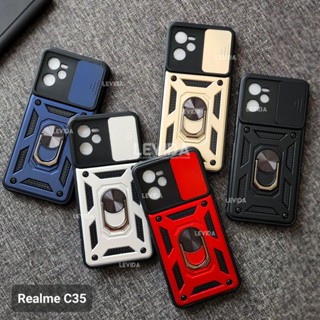 เคสโทรศัพท์มือถือ กันรอยกล้อง พร้อมแหวนขาตั้ง สําหรับ Realme C35 Realme Narzo 50A Prime Realme 9i Realme 9 Pro Realme C35 Realme Narzo 50A Prime Realme 9i Realme 9 Pro