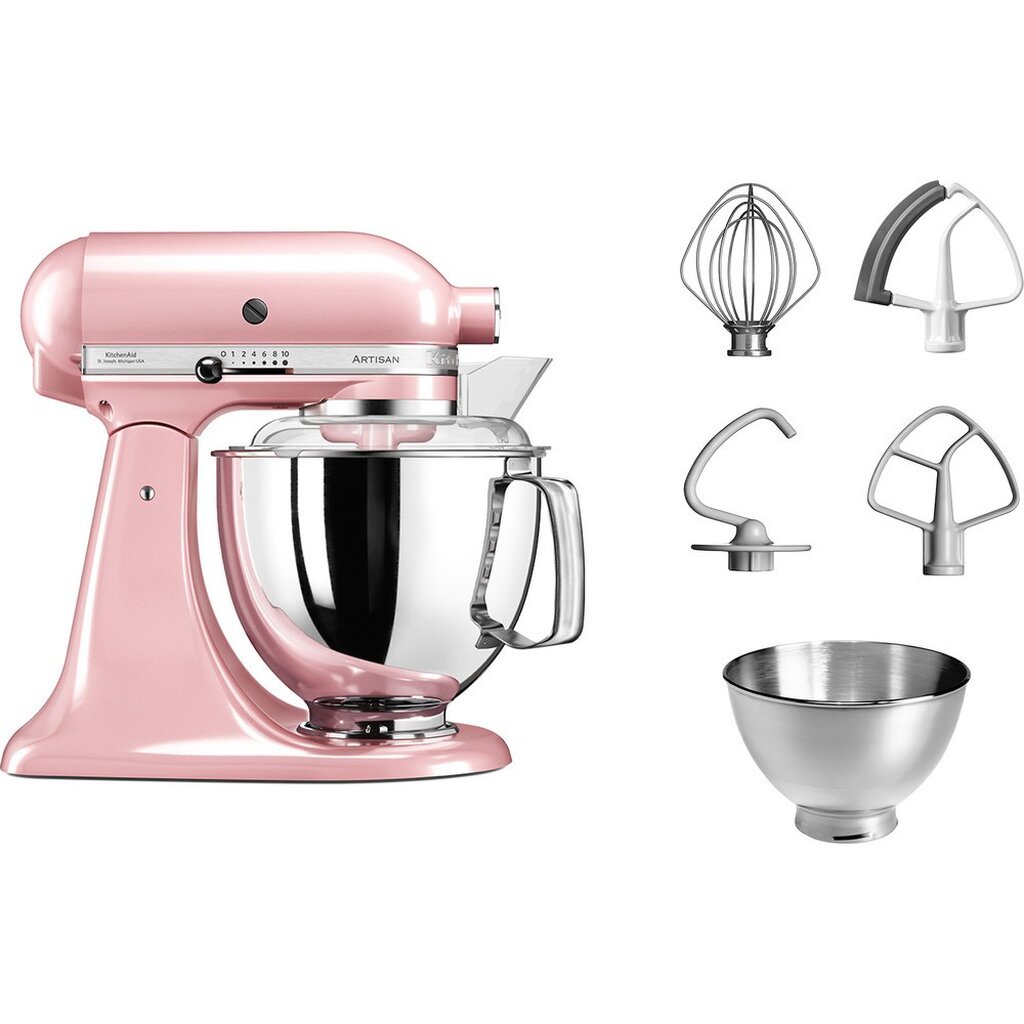 เครื่องผสมอาหาร คิทเช่นเอด รุ่น 5KSM175PSESP แบบยกหัว สี Silk Pink