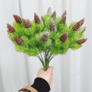 ช่อดอกไม้ประดิษฐ์ Pinecone สําหรับตกแต่งบ้าน เทศกาลคริสต์มาส