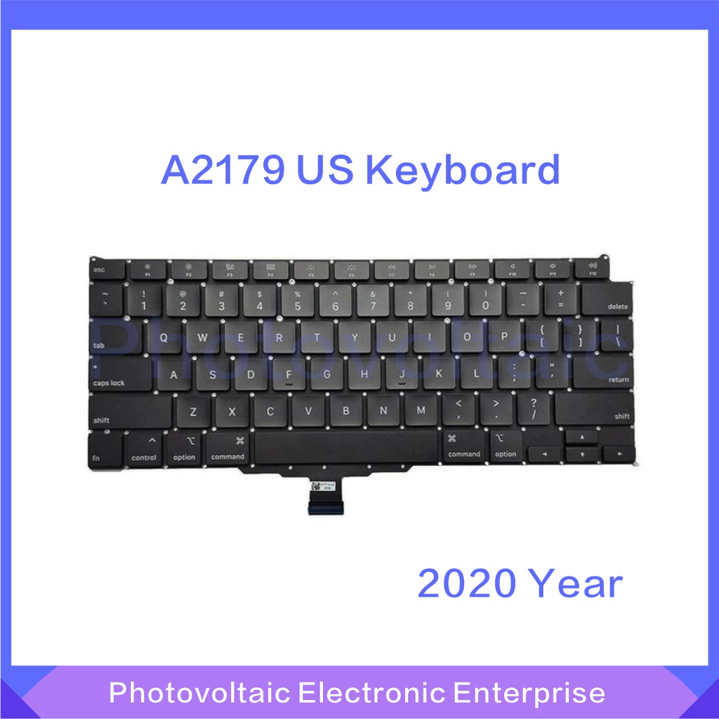 2020 ปีแล็ปท็อปใหม่ A2179 คีย์บอร์ดสําหรับ Macbook Air 13 "A2179 คีย์บอร์ดเปลี่ยน US Layout EMC 3302