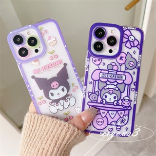 เคสโทรศัพท์มือถือ ลายการ์ตูนคุโรมิน่ารัก สําหรับ Vivo Y15A Y15s Y12A Y12s Y20 Y20s Y20i Y17 Y15 Y12 Y21 Y21T Y21s Y21T Y33s T1x Y01 Y1s Y51 Y31 Y95 Y93 Y91 Y50 Y30 Y30i