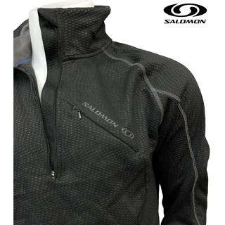 ของแท้เสื้อกันหนาว SALOMON Softshell Half Zip Jacket#SLM01 ใส่กันหนาวท่องเที่ยวทั้งในเเละต่างประเทศ