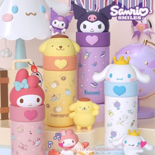 Sanrio ขวดน้ําเก็บความเย็น แก้วเก็บความร้อน น่ารัก กระติกน้ําเก็บความเย็น กระติกน้ำเก็บอุณหภูมิ สามมิติ กระติกน้ําร้อน