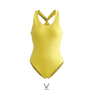 SS2023 CROSS BACK SWIMMING SUIT ชุดว่ายน้ำ มีฟองน้ำในตัวผ้าหนา กัน UV UPF 50+