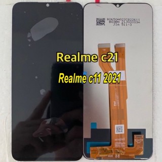 จอชุดพร้อมทัสกรีน Lcd Realme c21 c11 2021 ของแถม ฟิล์ม+ชุดไขควง+กาว