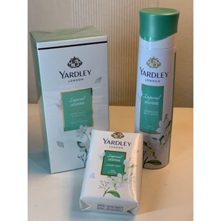 ยาร์ดเลย์เซ็ตกลิ่นมะลิ Jasmine น้ำหอม บอดี้สเปรย์ สบู่ ~ Yardley Set of Jasmine; Eau De Toilette, Body Spray, Soap