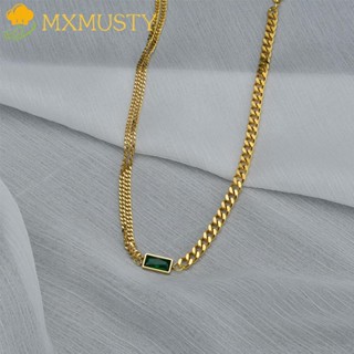 Mxmusty สร้อยคอโช้คเกอร์หลายสีสันสําหรับผู้หญิง