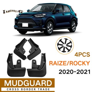 บังโคลน อุปกรณ์เสริม สําหรับ Toyota Raize Rocky 2020-2021 4 ชิ้น