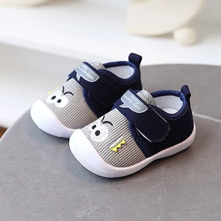 Babyonline(X009)2F1-2 (โปรลับลูกค้าใหม่ 5.- ส่งด่วน1วัน)รองเท้าเด็กหัดเดินพื้นนุ่มมีเสียง กันลื่น
