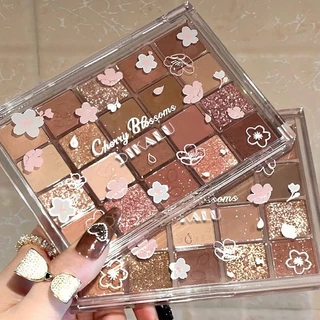 N245 Dikalu พาเลทอายแชโดว์ 20 สี เนื้อดินน้ำมัน ชิมเมอร์ และกลิตเตอร์