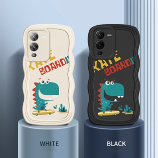 เคสซิลิโคนนิ่ม ลายไดโนเสาร์ XMDDFB033 4 สี สําหรับ OPPO A77 A96 A76 A53 A15s A5 A9 2020 A 83 A3s A31 Reno 5 6 8 Pro 7Z 8Z 5G
