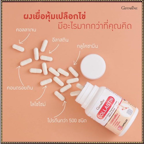 ไม่จกตา💡กิฟฟารีนอาหารเสริมคอลลาสตินลดข้ออักเสบ/1กระปุก/รหัส41716/30แคปซูล📌TrX3