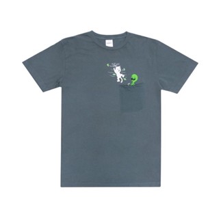 SLUM LTD - Ripndip F22 Bye Bye Pocket Tee Charcoal