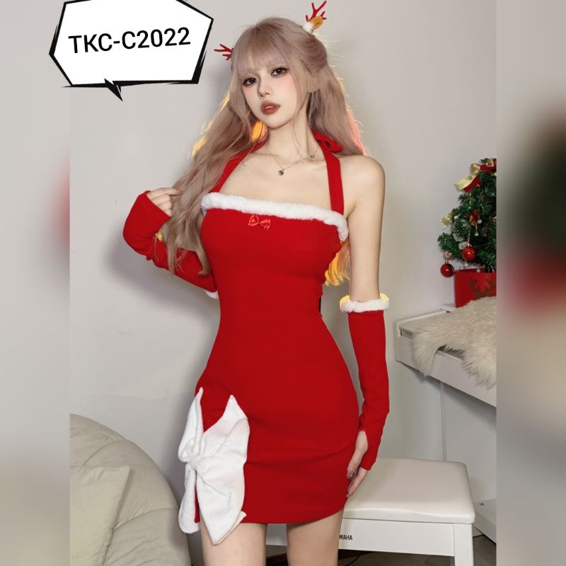 ริบบิ้นใหญ่คริสต์มาสเครื่องแต่งกายคอสเพลย์คริสต์มาส TKC-C2022