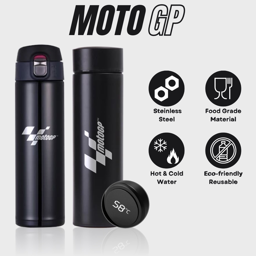 TERMOS MOTOGP - TUMBLER THERMOS การออกแบบโลโก้ MOTOGP แบบกําหนดเอง