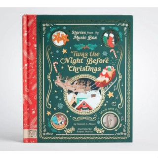 [หนังสือ เด็ก] TWAS THE NIGHT BEFORE CHRISTMAS book ไขลาน มีเสียงเพลง #พร้อมส่ง