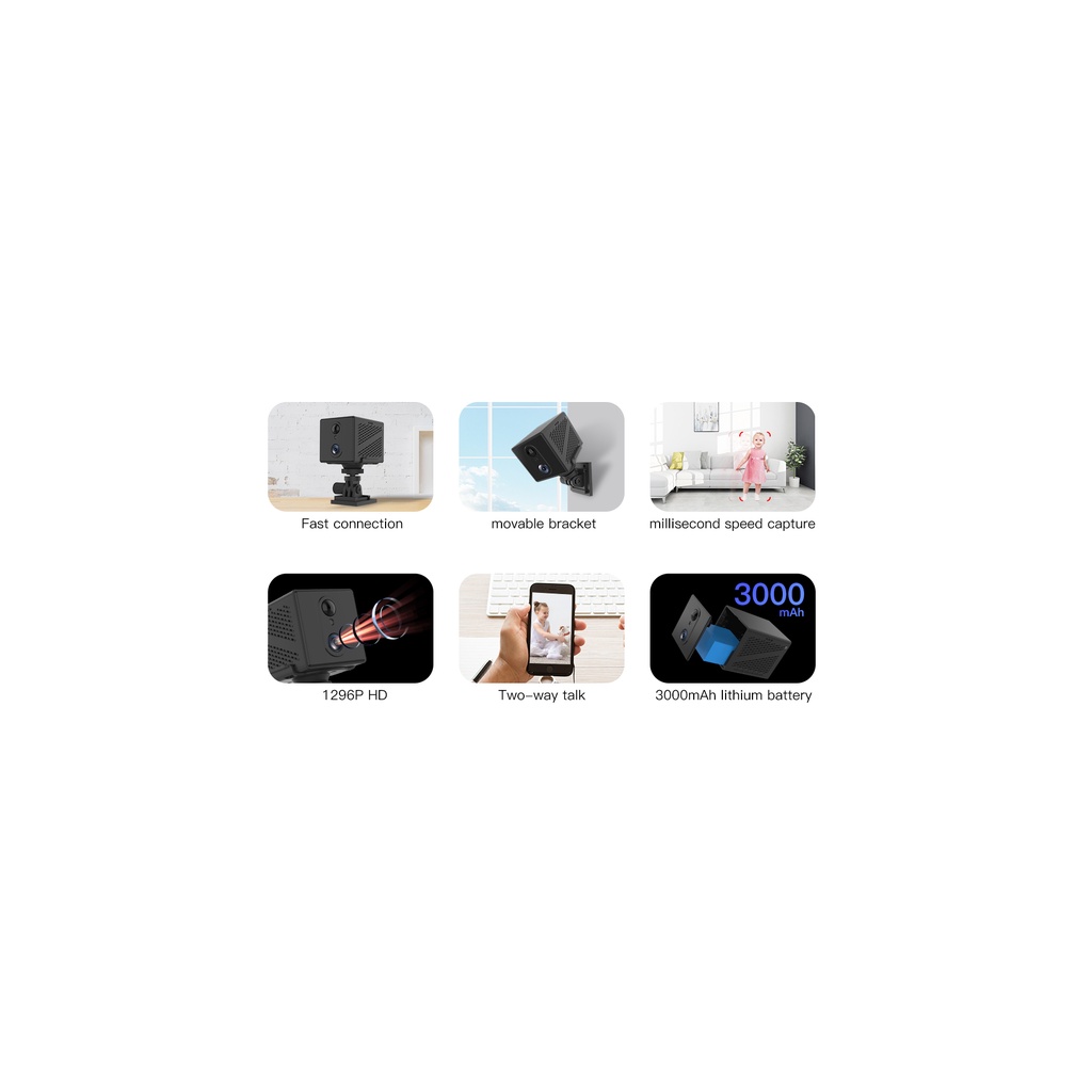 Vstarcam CB75 SIM กล้องใส่ซิม 4G มีแบตเตอรี่ในตัว คมชัด 3ล้าน ดูออนไลน์ได้ทั่วโลก