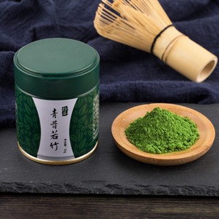 👍👍🔥มัทฉะชาเขียวจากอูจิ Uji Matcha Green  Tea Qingsakaru 35 g. กระปุก [72]