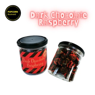 POPCORN Boulevard - Dark Chocolate Raspberry  กระป๋อง​ 60g.