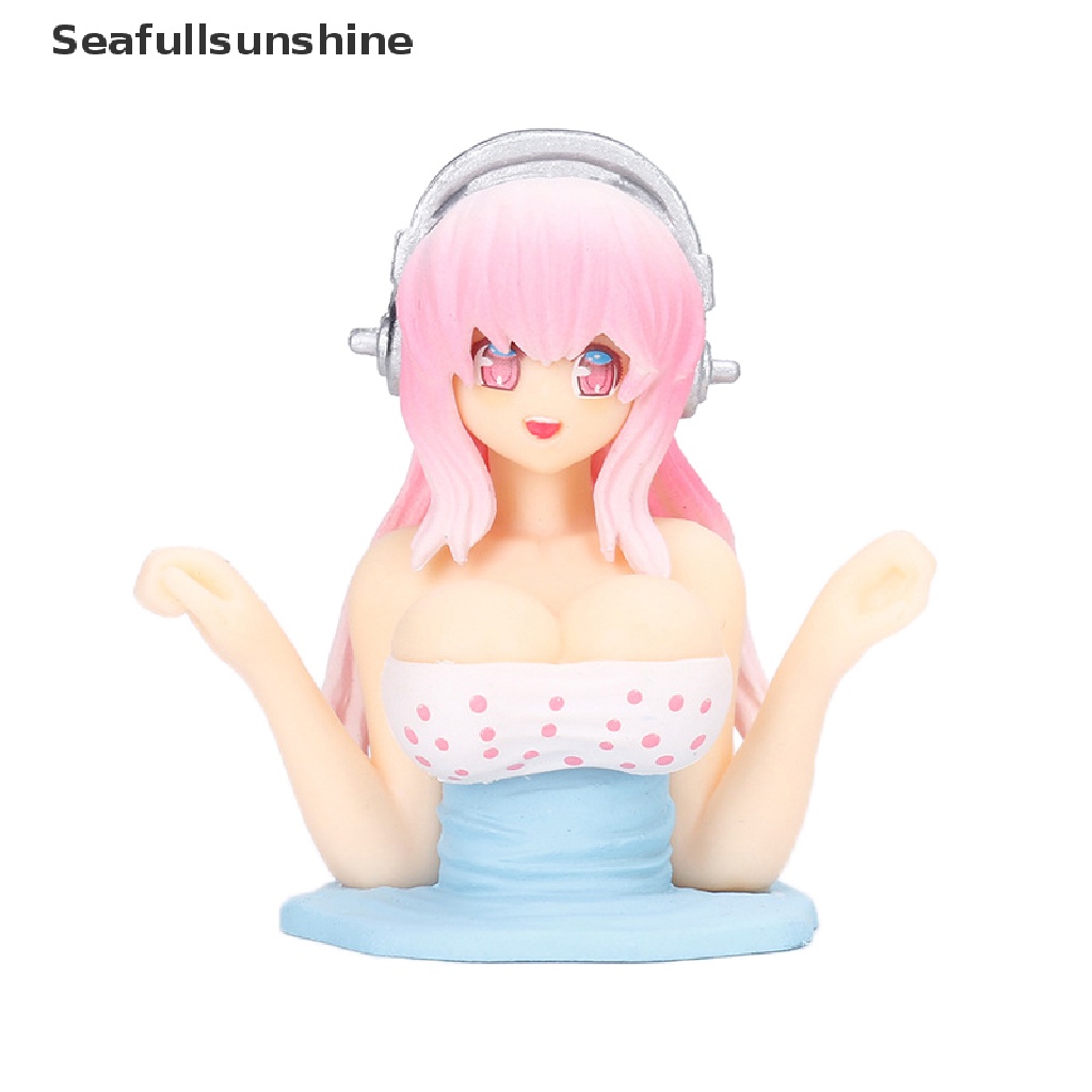 Seaf> ตุ๊กตาเขย่าหน้าอก น่ารัก เซ็กซี่ อุปกรณ์เสริม สําหรับตกแต่งรถยนต์ - รูปที่ 4