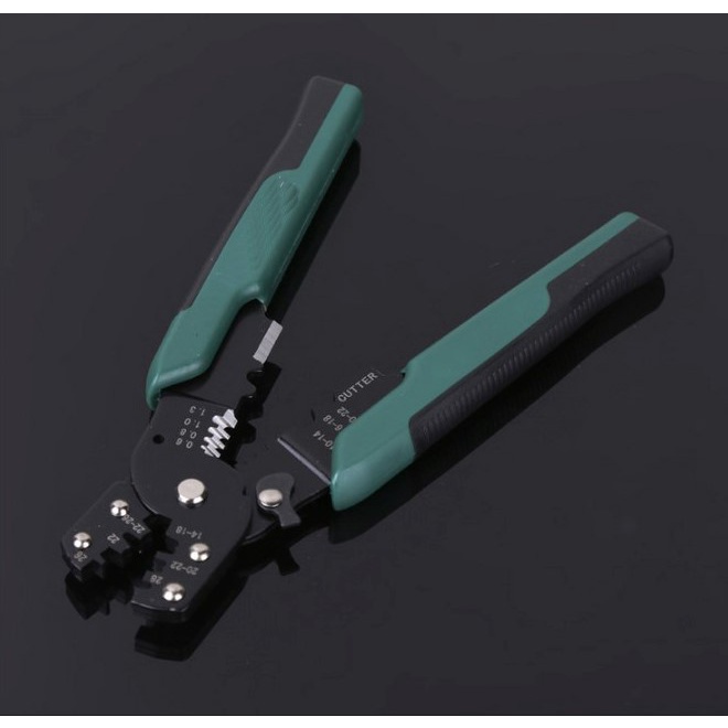 KCTS คีมย้ำหางปลา ขนาด 8นิ้ว ย้ำหางปลาได้ขนาด 0.4 - 2.6มม ปอกสายไฟได้ 0.6 - 2.3มม ด้ามจับกระชับ - รูปที่ 2