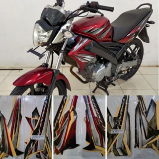 สติกเกอร์ติดแถบ สีดํา สําหรับ Yamaha Vixion 2012 2012 2012