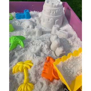 ทราย 2 ถุง 60 กก ขายดีอันดับ 1 Sandcastle ไม่มีฝุ่นฟุ้ง ทรายขาวฆ่าเชื้อสำหรับเด็ก สะอาด ปลอดภัย