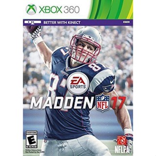 Madden NFL 17 xbox360 [Region Free] แผ่นเกมXbox 360 แผ่นไรท์เฉพาะเครื่องแปลง LT/RGHทุกโซน