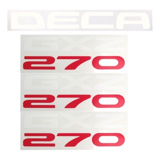 สติกเกอร์แผงหน้า DECA/270(6SDTB) รง. "GXZ 270"  [09006508] (1ชุด)