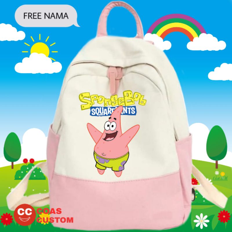 Spongebob PATRICK BAG SCHOOL CHILDREN& 39;S BACKPACK