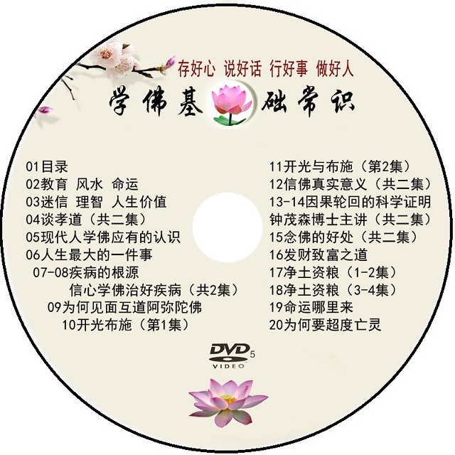 ความรู้ทั่วไปของพุทธศาสนา Jingkong Master CD DD3